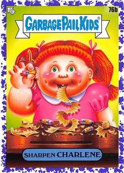 2020 Topps Garbage Pail Kids: Late to School - Jelly Purple #76b Sharpen Charlene Front