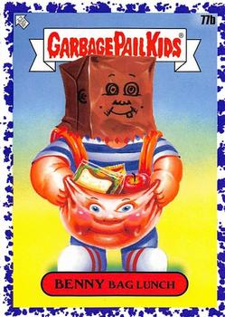 2020 Topps Garbage Pail Kids: Late to School - Jelly Purple #77b Benny Bag Lunch Front