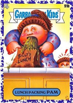2020 Topps Garbage Pail Kids: Late to School - Jelly Purple #91b Lunch Packing Pam Front