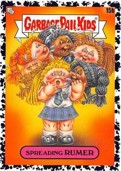 2020 Topps Garbage Pail Kids: Late to School - Bruised Black #15b Spreading Rumer Front