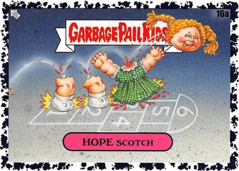 2020 Topps Garbage Pail Kids: Late to School - Bruised Black #16a Hope Scotch Front
