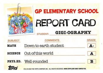 2020 Topps Garbage Pail Kids: Late to School - Bruised Black #29b Greta Globe Back
