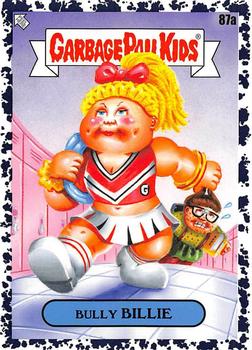 2020 Topps Garbage Pail Kids: Late to School - Bruised Black #87a Bully Billie Front