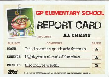 2020 Topps Garbage Pail Kids: Late to School - Booger Green #10a Al Chemy Back