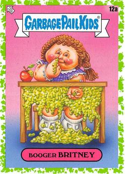 2020 Topps Garbage Pail Kids: Late to School - Booger Green #12a Booger Britney Front