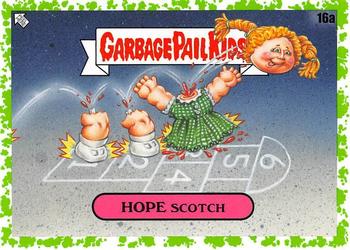 2020 Topps Garbage Pail Kids: Late to School - Booger Green #16a Hope Scotch Front