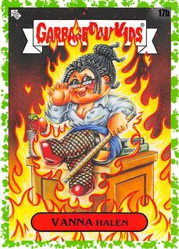 2020 Topps Garbage Pail Kids: Late to School - Booger Green #17b Vanna Halen Front