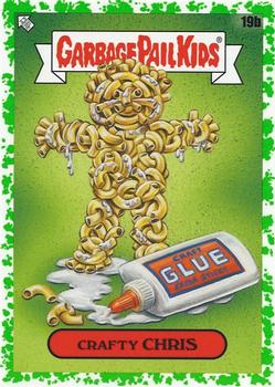 2020 Topps Garbage Pail Kids: Late to School - Booger Green #19b Crafty Chris Front