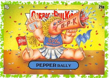 2020 Topps Garbage Pail Kids: Late to School - Booger Green #21a Pepper Rally Front