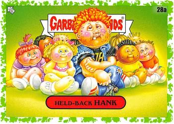 2020 Topps Garbage Pail Kids: Late to School - Booger Green #28a Held-Back Hank Front