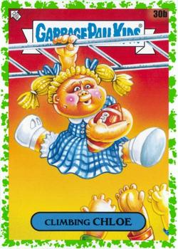 2020 Topps Garbage Pail Kids: Late to School - Booger Green #30b Climbing Chloe Front