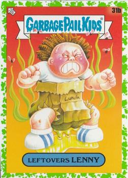 2020 Topps Garbage Pail Kids: Late to School - Booger Green #31b Leftovers Lenny Front