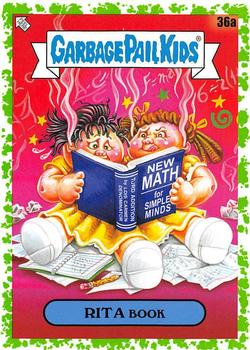 2020 Topps Garbage Pail Kids: Late to School - Booger Green #36a Rita Book Front