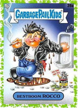 2020 Topps Garbage Pail Kids: Late to School - Booger Green #39a Restroom Rocco Front
