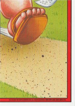 2020 Topps Garbage Pail Kids: Late to School - Booger Green #42b Lou Stool Back