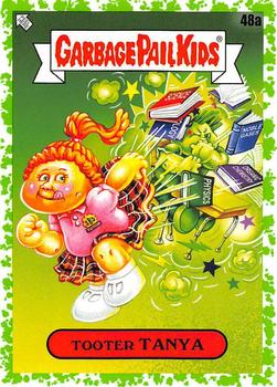 2020 Topps Garbage Pail Kids: Late to School - Booger Green #48a Tooter Tanya Front