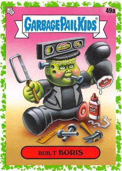 2020 Topps Garbage Pail Kids: Late to School - Booger Green #49a Built Boris Front
