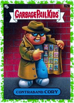 2020 Topps Garbage Pail Kids: Late to School - Booger Green #62b Contraband Cory Front