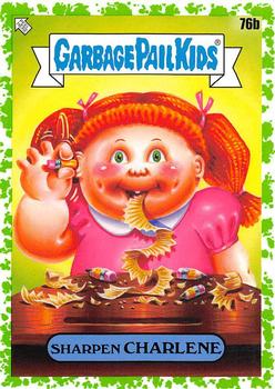 2020 Topps Garbage Pail Kids: Late to School - Booger Green #76b Sharpen Charlene Front