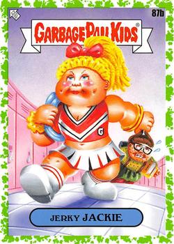 2020 Topps Garbage Pail Kids: Late to School - Booger Green #87b Jerky Jackie Front
