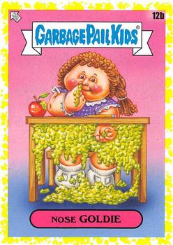 2020 Topps Garbage Pail Kids: Late to School - Phlegm Yellow #12b Nose Goldie Front
