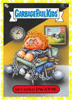 2020 Topps Garbage Pail Kids: Late to School - Phlegm Yellow #13a Detained Dwayne Front