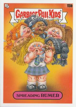 2020 Topps Garbage Pail Kids: Late to School - Phlegm Yellow #15b Spreading Rumer Front