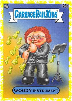 2020 Topps Garbage Pail Kids: Late to School - Phlegm Yellow #23b Woody Instrument Front