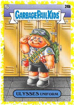 2020 Topps Garbage Pail Kids: Late to School - Phlegm Yellow #24b Ulysses Uniform Front