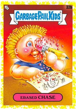 2020 Topps Garbage Pail Kids: Late to School - Phlegm Yellow #32b Erased Chase Front