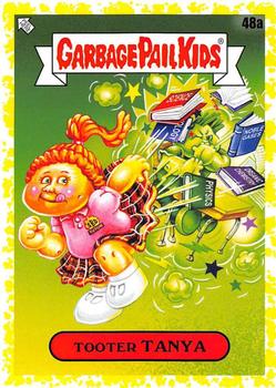 2020 Topps Garbage Pail Kids: Late to School - Phlegm Yellow #48a Tooter Tanya Front
