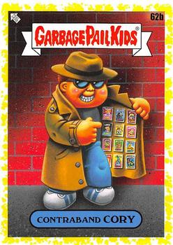 2020 Topps Garbage Pail Kids: Late to School - Phlegm Yellow #62b Contraband Cory Front