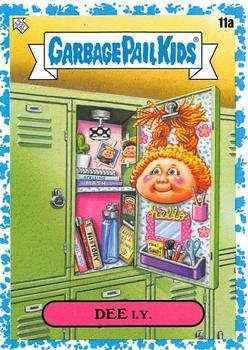 2020 Topps Garbage Pail Kids: Late to School - Spit Blue #11a Dee I.Y. Front