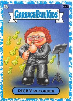 2020 Topps Garbage Pail Kids: Late to School - Spit Blue #23a Ricky Recorder Front