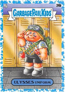 2020 Topps Garbage Pail Kids: Late to School - Spit Blue #24b Ulysses Uniform Front