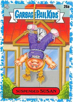 2020 Topps Garbage Pail Kids: Late to School - Spit Blue #26a Suspended Susan Front