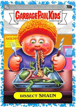 2020 Topps Garbage Pail Kids: Late to School - Spit Blue #70b Dissect Shaun Front