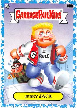 2020 Topps Garbage Pail Kids: Late to School - Spit Blue #80b Jerky Jack Front