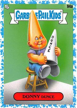 2020 Topps Garbage Pail Kids: Late to School - Spit Blue #94a Donny Dunce Front