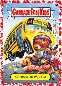 2020 Topps Garbage Pail Kids: Late to School - Blood Nose Red #5a School Buster Front