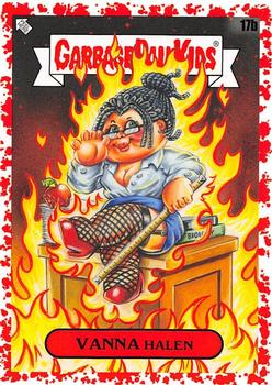 2020 Topps Garbage Pail Kids: Late to School - Blood Nose Red #17b Vanna Halen Front