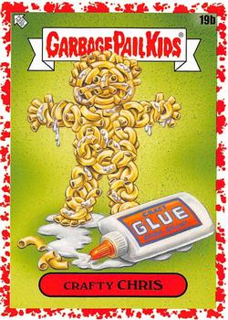2020 Topps Garbage Pail Kids: Late to School - Blood Nose Red #19b Crafty Chris Front