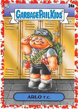 2020 Topps Garbage Pail Kids: Late to School - Blood Nose Red #24a Arlo T.C. Front