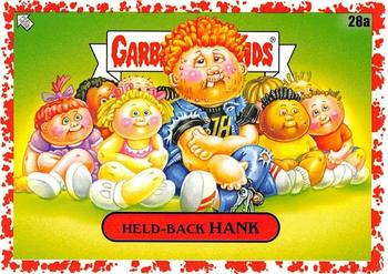2020 Topps Garbage Pail Kids: Late to School - Blood Nose Red #28a Held-Back Hank Front