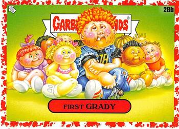 2020 Topps Garbage Pail Kids: Late to School - Blood Nose Red #28b First Grady Front