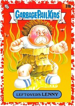 2020 Topps Garbage Pail Kids: Late to School - Blood Nose Red #31b Leftovers Lenny Front