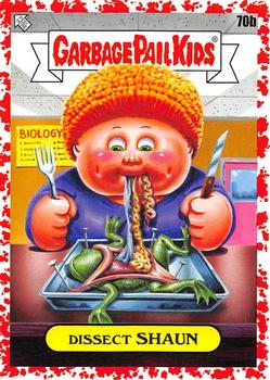 2020 Topps Garbage Pail Kids: Late to School - Blood Nose Red #70b Dissect Shaun Front