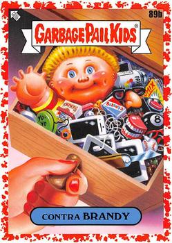 2020 Topps Garbage Pail Kids: Late to School - Blood Nose Red #89b Contra Brandy Front