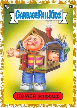 2020 Topps Garbage Pail Kids: Late to School - Fool's Gold #2a Homer Schooled Front