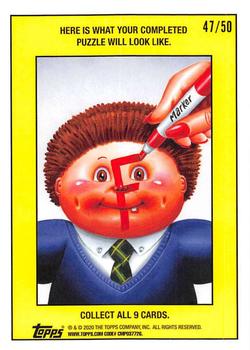 2020 Topps Garbage Pail Kids: Late to School - Fool's Gold #88b Sketchy Skippy Back